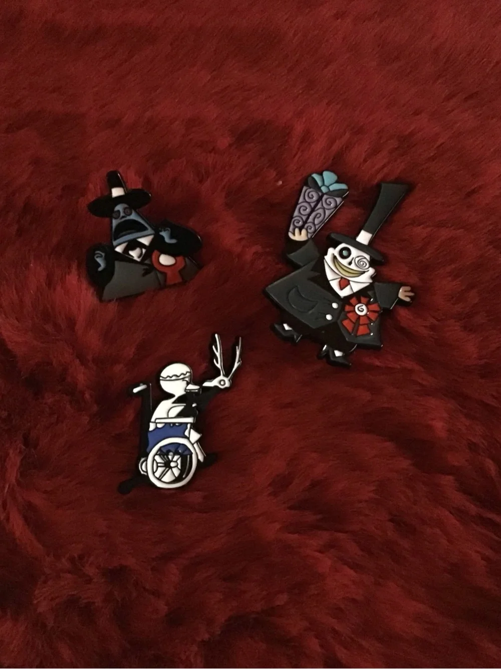 Nightmare before Christmas magnet set. Set of three magnets